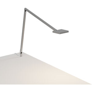 Focaccia 18.25 inch 7.00 watt Silver Desk Lamp Portable Light, Through-Table Mount